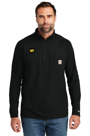 *New* Carhartt Force® 1/4-Zip Long Sleeve T-Shirt