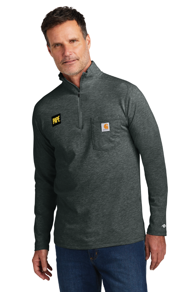 *New* Carhartt Force® 1/4-Zip Long Sleeve T-Shirt