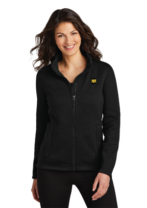 Port Authority® Ladies Arc Sweater Fleece Jacket