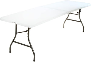 
            
                Load image into Gallery viewer, 8&amp;#39; White Table - Collapsible **RENT**
            
        