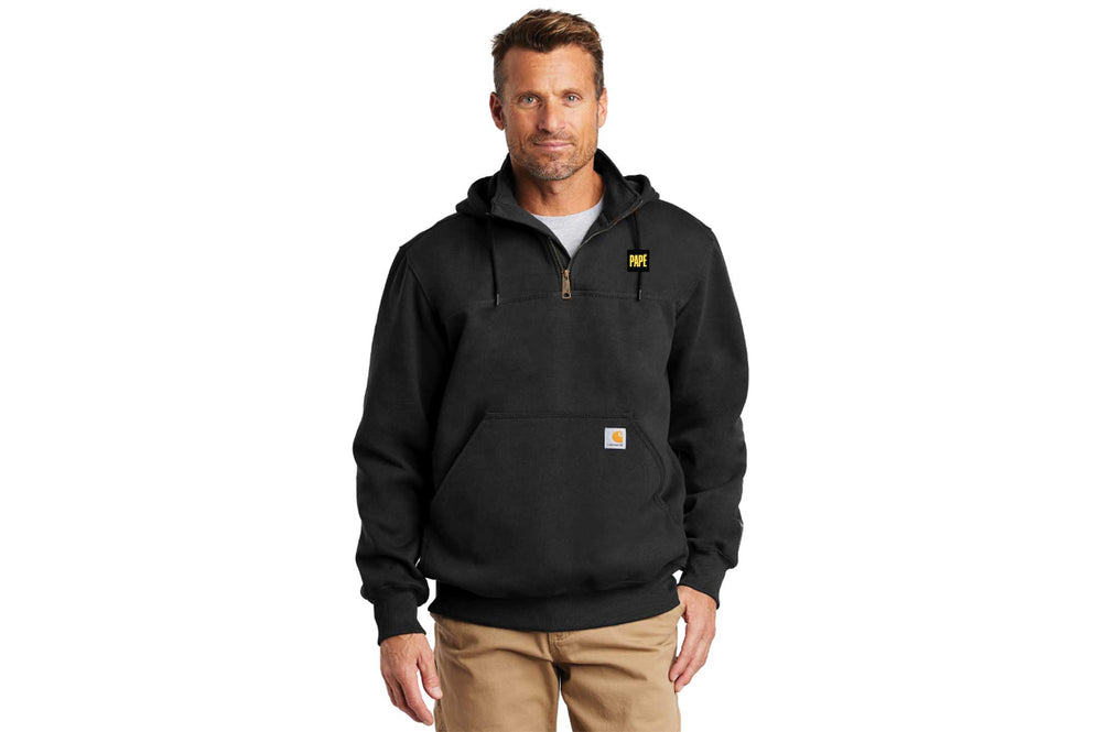 Carhartt Rain Defender Paxton Heavyweight Hooded Zip Mock Sweatshirt – Papé  Merchandise Store