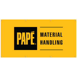 8 #39 x 4 #39 Banner Papé Material Handling **RENT** Papé Merchandise Store 8 #39 x 4 #39 Banner Papé Material Handling **RENT** Papé Merchandise Store