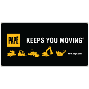 6' x 3' Banner - Papé End-to-End Solutions Banner **RENT**