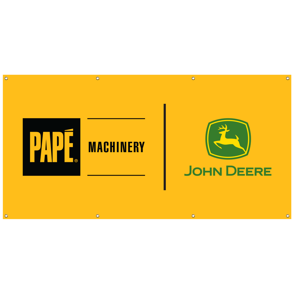 6' x 3' Banner - Papé Machinery John Deere **RENT**