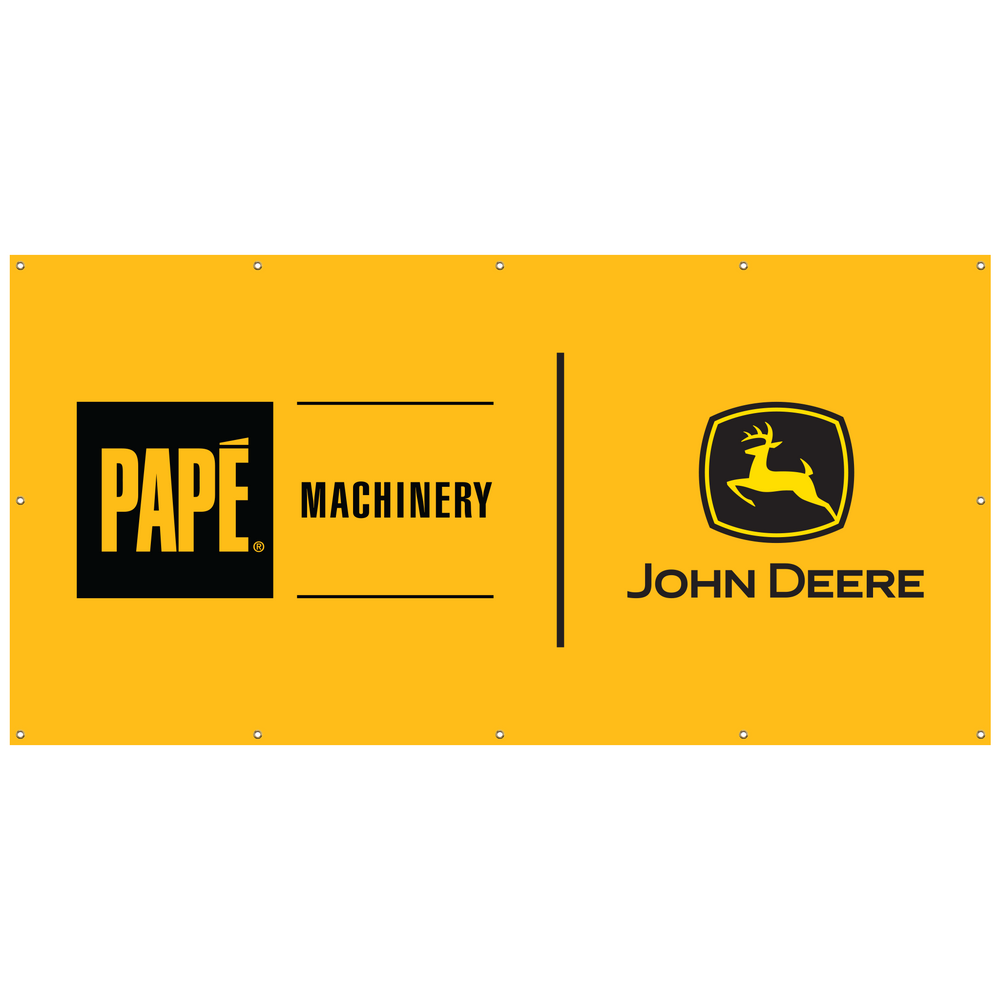 
            
                Load image into Gallery viewer, 8&amp;#39; x 4&amp;#39; Banner - Papé Machinery John Deere **RENT**
            
        
